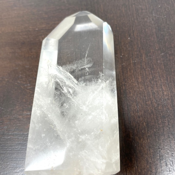 Clear Quartz Point Polished Standing Healing Stone - Picture 8 of 14